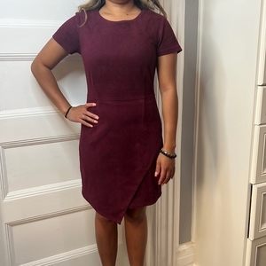 AQUA BRAND WOMENS BURGUNDY DRESS SIZE‎ XS